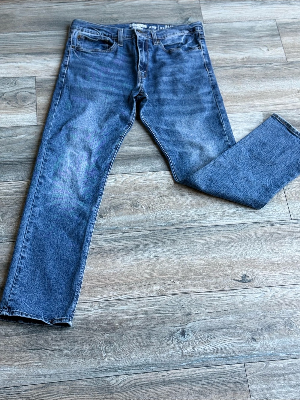 Levi's Straight Fit Blue Denim Jeans